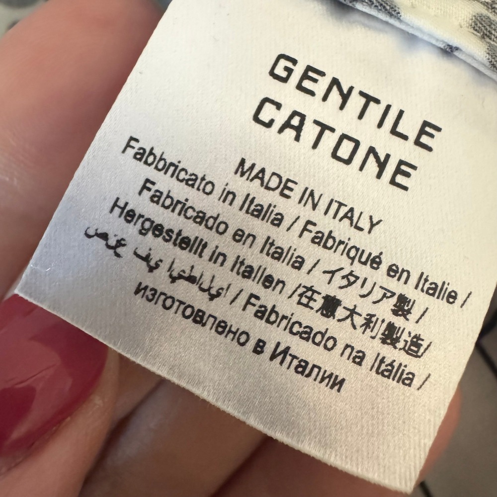 Gentile Catone Italy La Fete des Fleurs Wide Leg Cropped Pants culottes IT42 US6 - Picture 12 of 14
